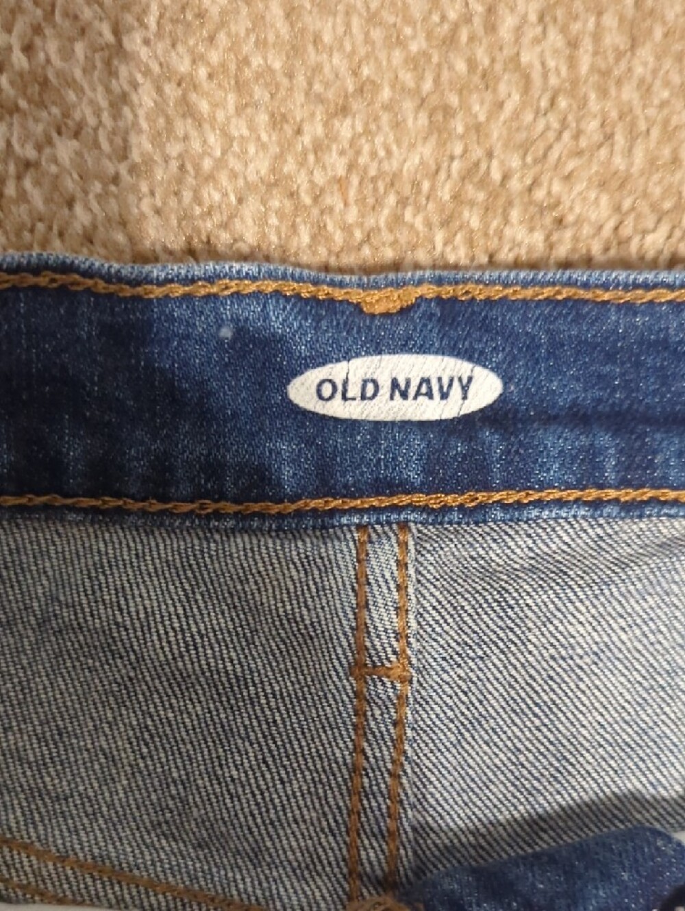 Old Navy Dark Blue Denim Jean Shorts - Picture 3 of 4